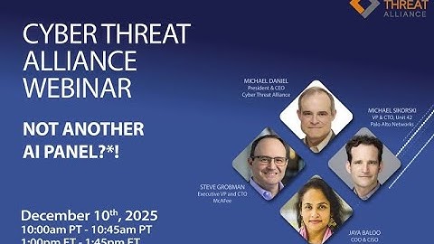 CTA Webinar - Not Another AI Panel?*!