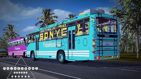 Palakkadans Private Bus Mod In Bus Simulator Indonesia - Bussid Bus Mod - Bussid Car Mod - Bussid