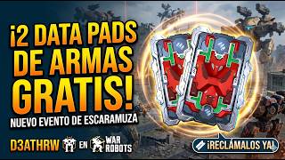 ¡PIXONIC ENLOQUECIÓ! 2 Data Pads de Armas GRATIS en la Nueva Escaramuza 🎁 - WAR ROBOTS
