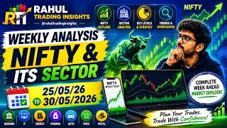 Weekly Analysis | Nifty &amp; It's Sectors | Market Outlook Next Week | 25 May – 30 May 2026