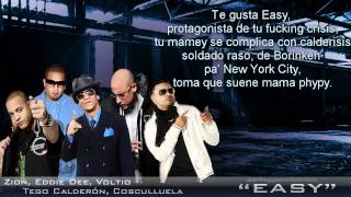 Zion, Eddie Dee, Voltio, Tego Calderón, Cosculluela - Easy (El Pentagono) © 2007.