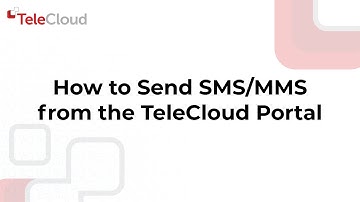 How to Send SMS/MMS from the TeleCloud Portal | Business Text Messaging Tutorial