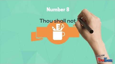 10 computer commandments