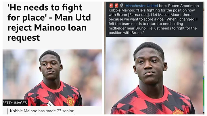 Truth About Amorim & Kobbie Mainoo 😤@RantsNBants  COOKS Amorim Over Kobbie Mainoo Treatment!