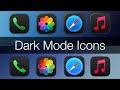 iOS 26 vs iOS 18: Dark Mode Icons!