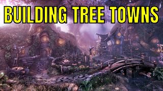 Building TREE TOWNS for FANTASY Adventures - Game Master Guide #4 🔴#4k LIVE