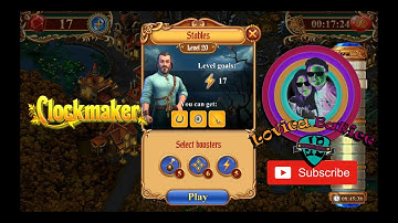 Clockmaker - Match 3 Mystery Game - Stables - Level 16 - 20 - Gameplay