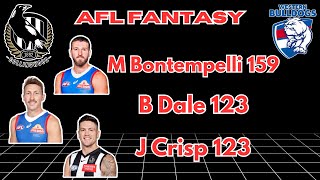 Collingwood Magpies vs Western Bulldogs AFL Fantasy Game Review 2024