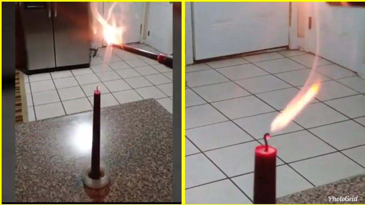 Lightning a Candle using the SMOKE 🔴 YouTube