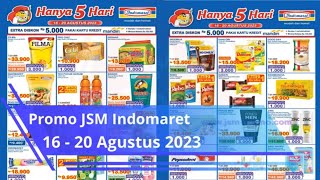 Promo JSM Indomaret Terbaru 16 - 20 Agustus 2023 || Hanya 5 Hari || HTH Indomaret