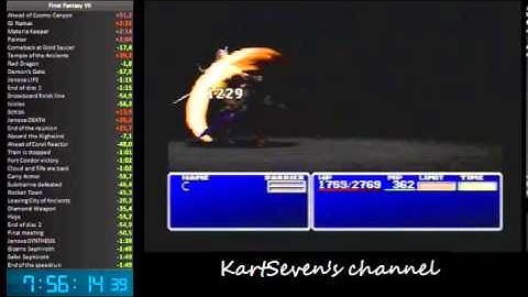 Final Fantasy 7 speedrun - Single Segment No Slots - 7:56:14 (links in comments)