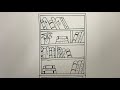 Draw A Bookshelf Easy Step By Step Tutorial Simple Sketchbook Ideas 