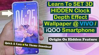 How to Set Depth Effect Wallpaper in Vivo Origin OS | Lockscreen Customization Guide screenshot 1