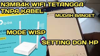nembak wifi tetangga tanpa kabel tp link wr844 setting pakai hp