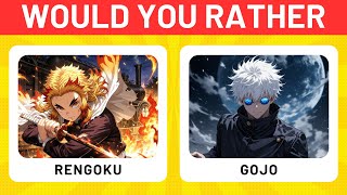 Would You Rather - Anime Edition | Ultimate Anime Fan Challenge screenshot 5