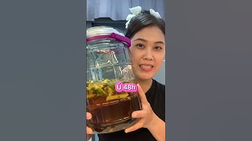 Cách làm tepache - nước có gas từ vỏ thơm #longchau96