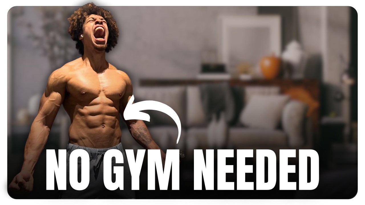 Best Way to BUILD MUSCLE From Home (No Gym Needed)