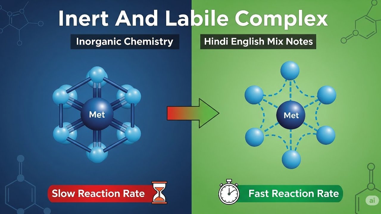 Inert and Labile complex in hindi | B.sc/M.sc inorganic chemistry ...