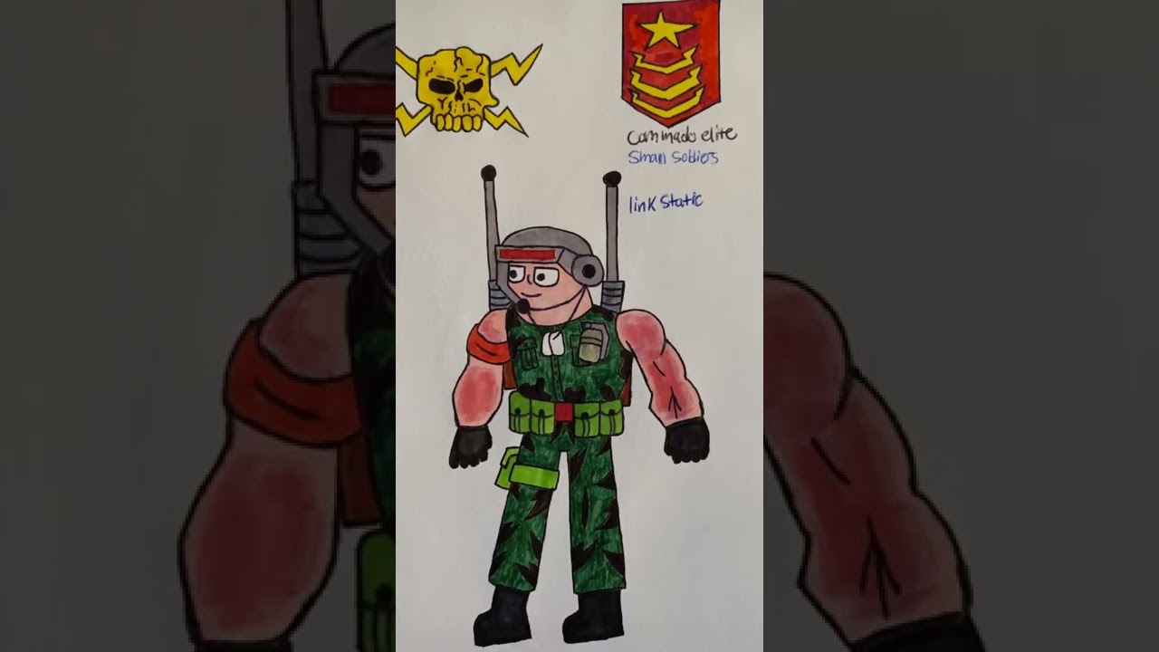 SMALL SOLDIERS # link static anime drawing 🪖🇺🇸🪖🇺🇸