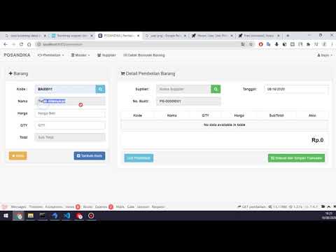 APLIKASI KASIR FRAMEWORK LARAVEL - YouTube