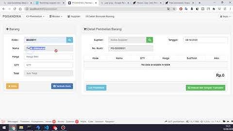 APLIKASI KASIR FRAMEWORK LARAVEL