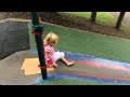 Amelia at the Blue Slide