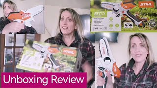 STIHL GTA 26 Garden Pruner with chain easy used for Ladies/How to use STIHL PRODUCT Unboxing Review