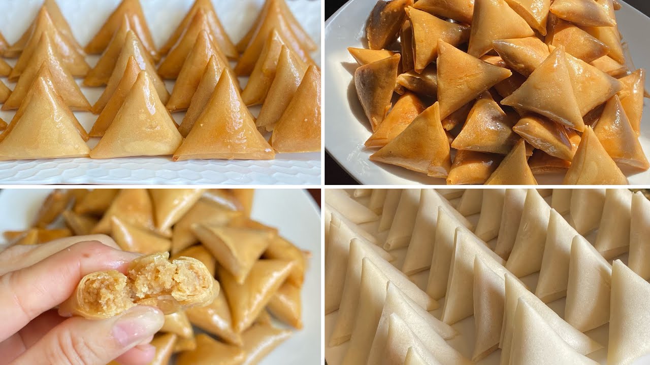 Almond spring roll recipe (briouat)- بريوات اللوز