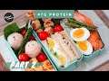 Japanese Bento Box Recipe (Part 2) | 47g Protein | Healthiest Bento Boxes Ep 2.