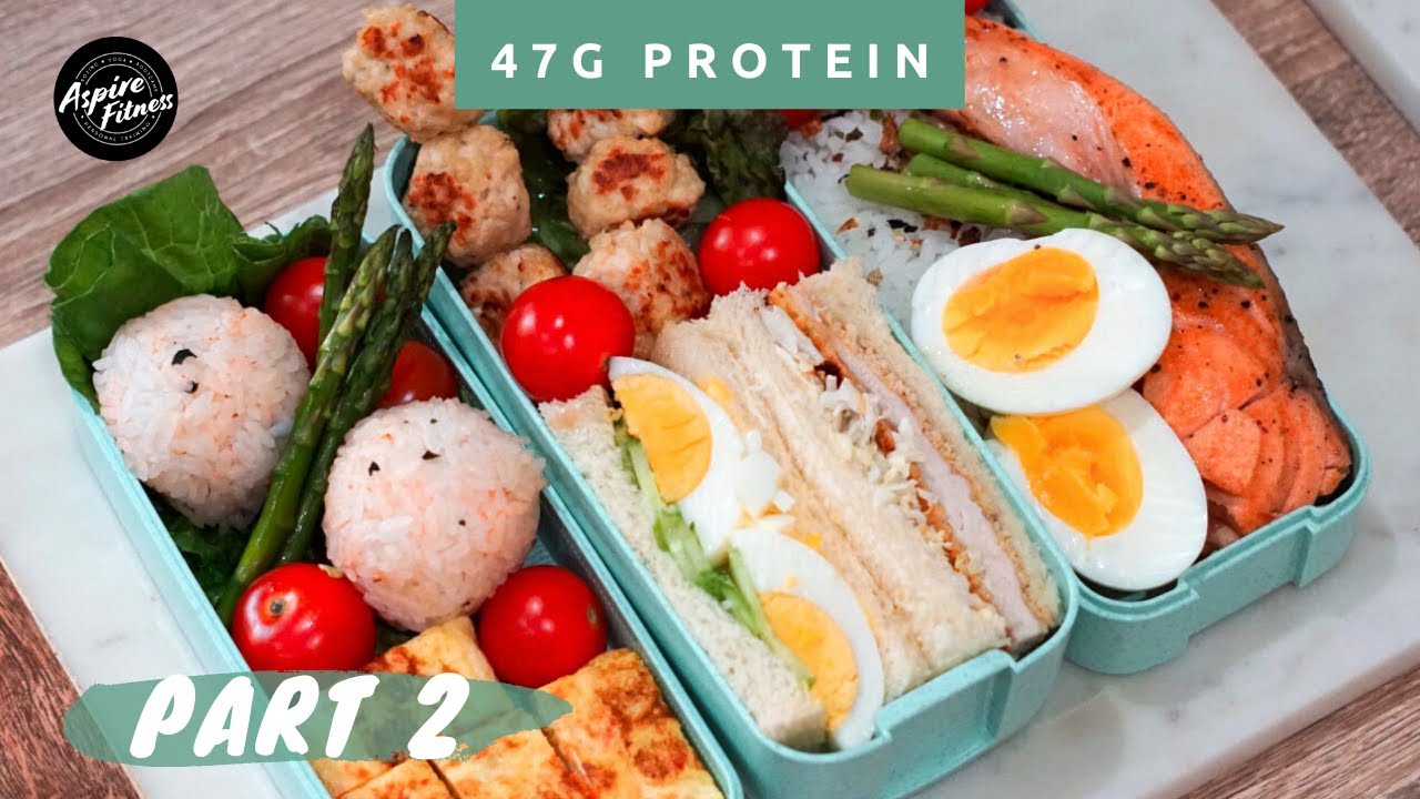 Japanese Bento Box Recipe (Part 2) | 47g Protein | Healthiest Bento Boxes Ep 2.