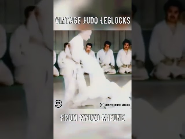 Vintage Judo Leg Locks From Kyuzo Mifune - Colourised & Remastered