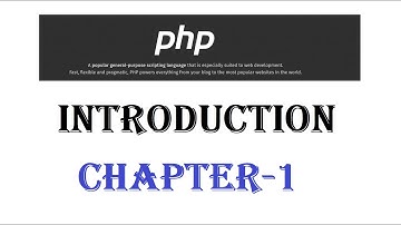 PHP Tutorial - w3Schools   Chapter  01 English