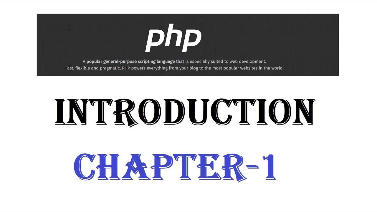 PHP Tutorial W3Schools Chapter 01 English YouTube