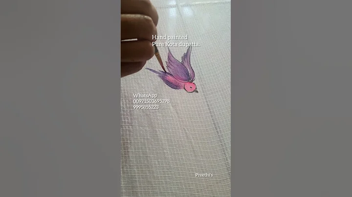 #fabricpainting #shorts #paintwithpreethi #dupatta