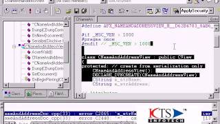 VC++ GUI Tutorials using MFC, Windows Programming, MFC Windows - NameAnd Address Example