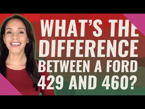 فيديو: في أي سنة قامت فورد بحقن 460؟