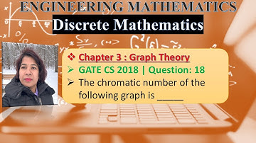 GATE CS 2018 | Question: 18The chromatic number of the following graph is _____