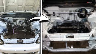 Painting the Full Send Turbo Civic Engine Bay!