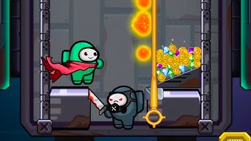 Rescue Impostor - How To Loot & Pull Pin Puzzle - Gameplay All Levels 32-52 (Android & iOS)