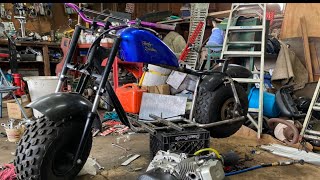 (Custom 301cc Baja Warrior) Harbor Freight Predator Engine Swap.