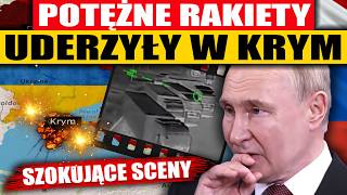 POTĘŻNE RAKIETY UDERZYŁY W KRYM - SZOKUJĄCE SCENY
