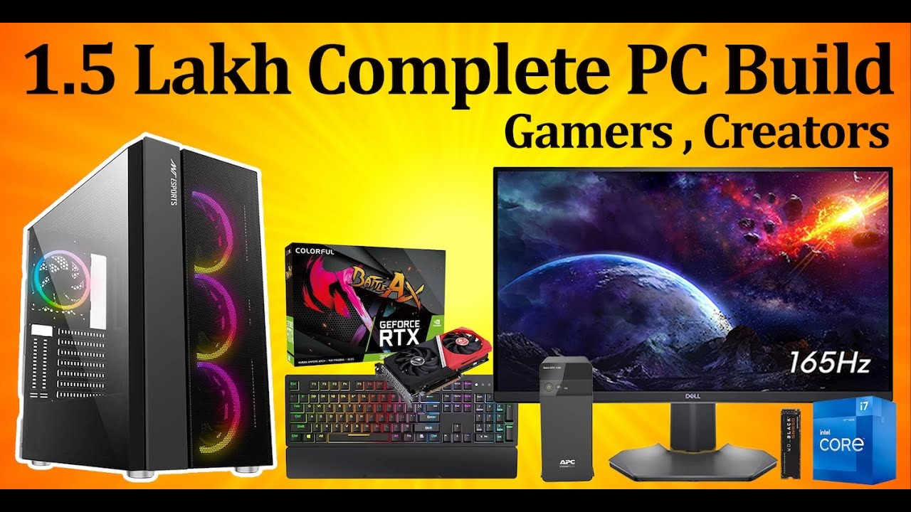 Best PC under 1.5 lakhs 2022 Best gaming PC under 1.5 lakh with