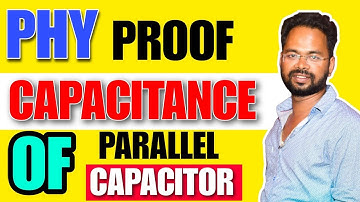 "Understanding the Capacitance of a Parallel Plate Capacitor - Step-by-Step Derivation"