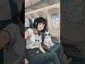 Heading home after the island escape ✈️☁️ #lofi #anime
