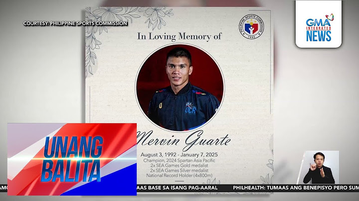 2-time SEA Games gold medalist Mervin Guarte, pinatay sa saksak habang natutulog | Unang Balita