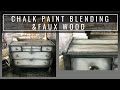 Faux Wood Look with Chalk Paint | Using Chalk Paint and Glaze with Blending