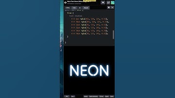 Create NEON Text Hover Effect Using CSS #shorts  #css #neontext