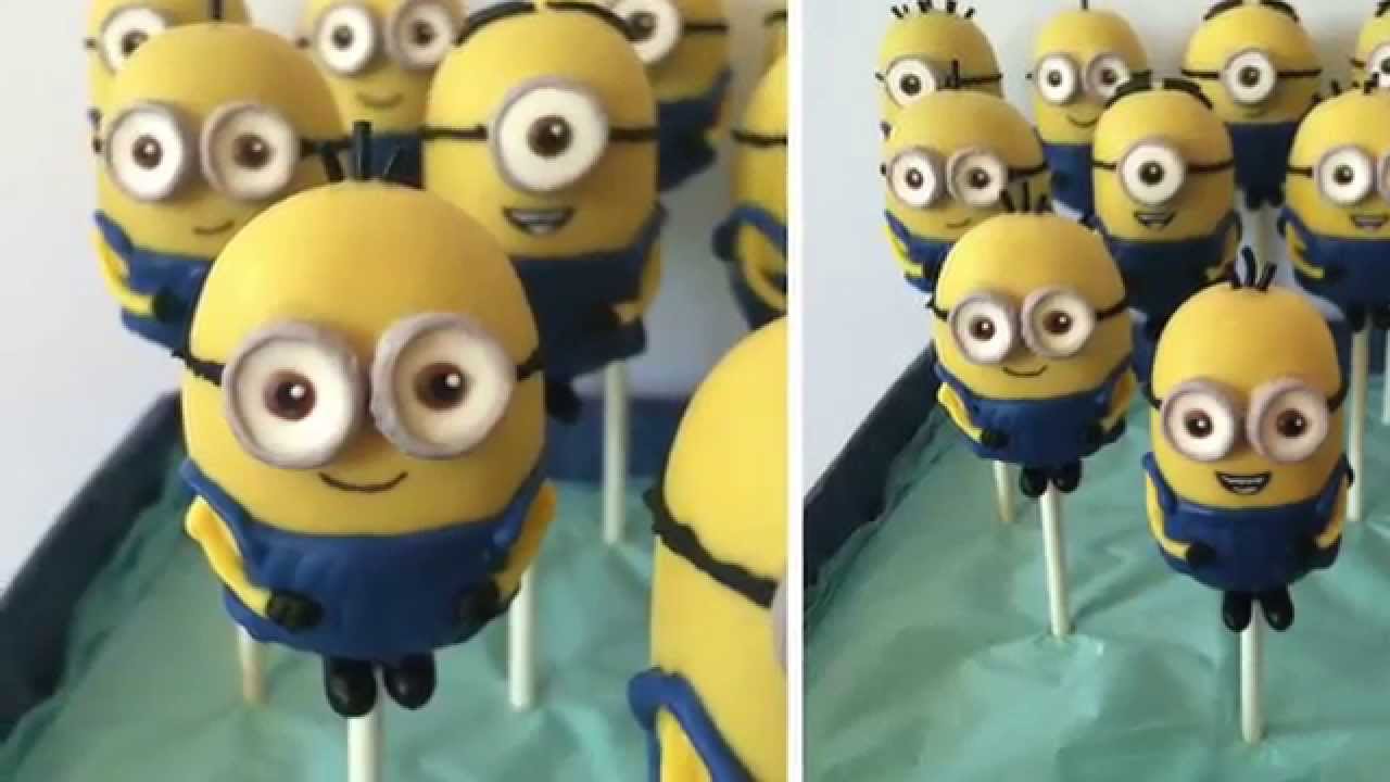 Minion Cake Pop Tutorial - YouTube