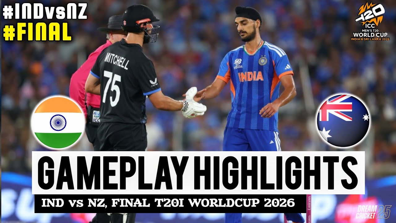 India vs New Zealand T20 World Cup 2026 Final Match Highlights | IND vs ...