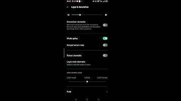 Aktifkan Dark Mode OPPO A5 2020